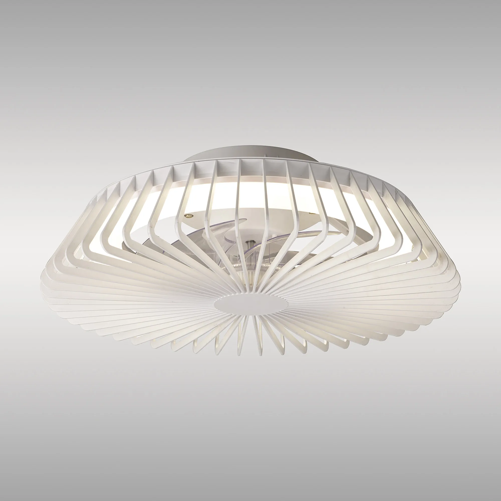 Himalaya Mini Ceiling Light & Fan Dimmable 70W LED White M8196  Mantra Himalaya Mini